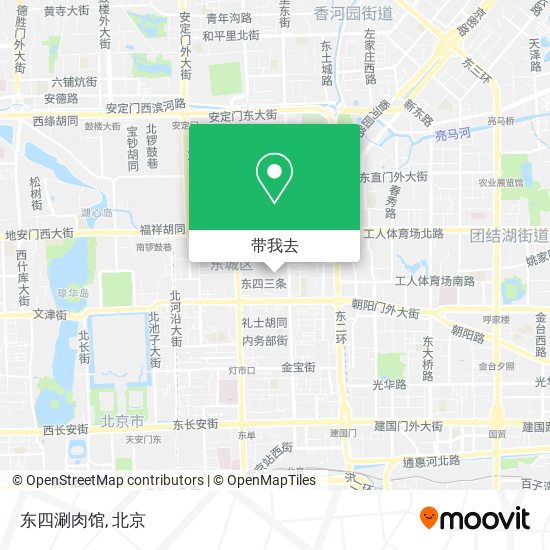 东四涮肉馆地图