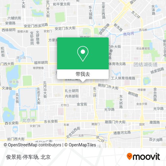 俊景苑-停车场地图