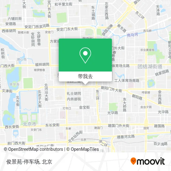 俊景苑-停车场地图