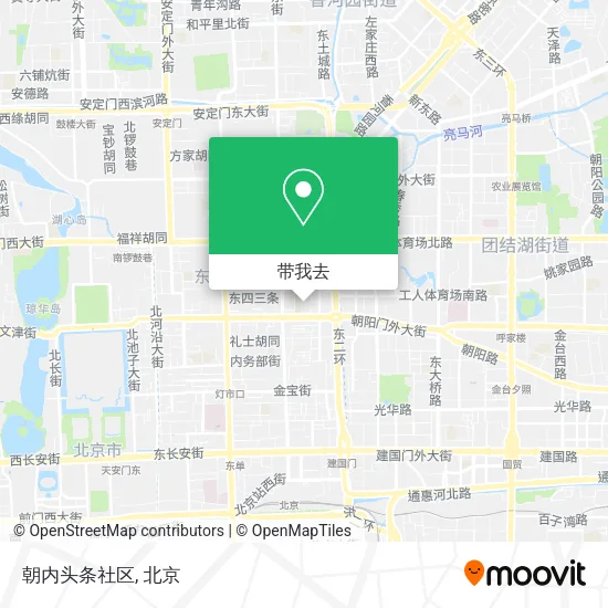 朝内头条社区地图