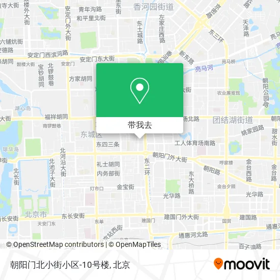 朝阳门北小街小区-10号楼地图