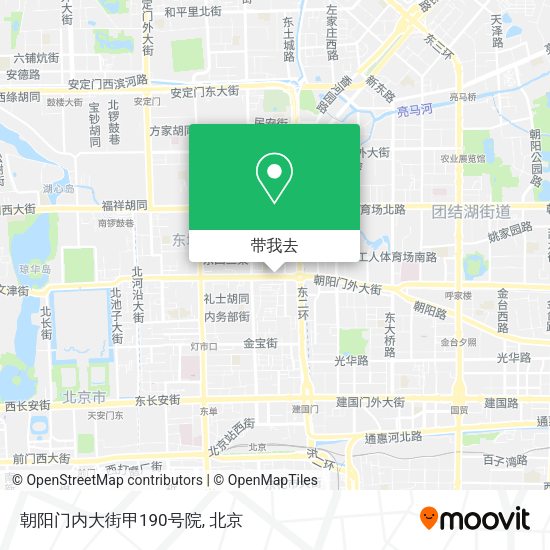 朝阳门内大街甲190号院地图