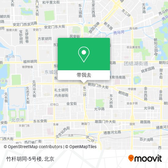 竹杆胡同-5号楼地图