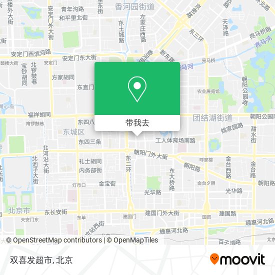 双喜发超市地图
