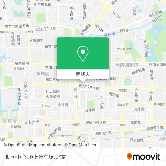 凯恒中心-地上停车场地图