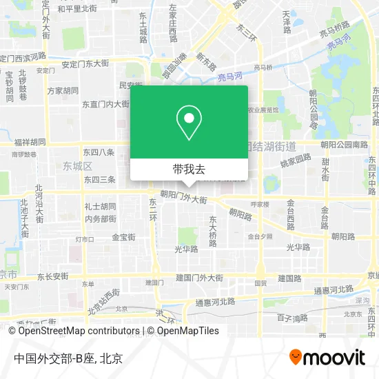 中国外交部-B座地图