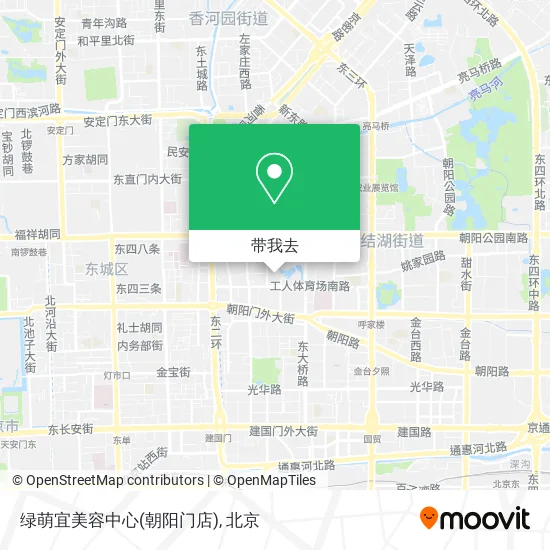 绿萌宜美容中心(朝阳门店)地图