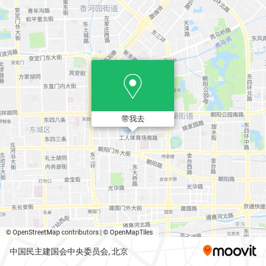 中国民主建国会中央委员会地图