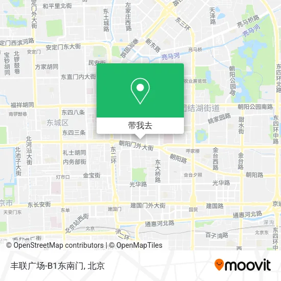 丰联广场-B1东南门地图