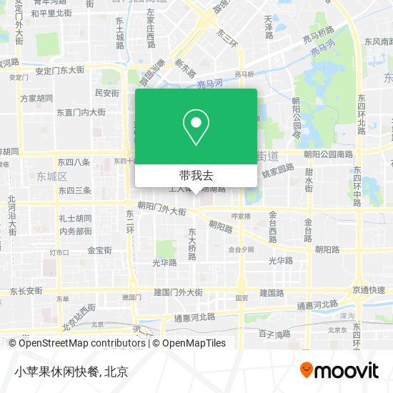 小苹果休闲快餐地图
