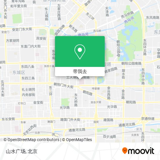 山水广场地图