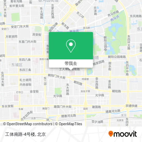 工体南路-4号楼地图