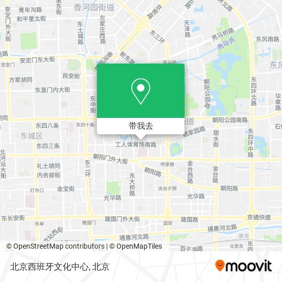 北京西班牙文化中心地图