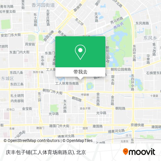 庆丰包子铺(工人体育场南路店)地图