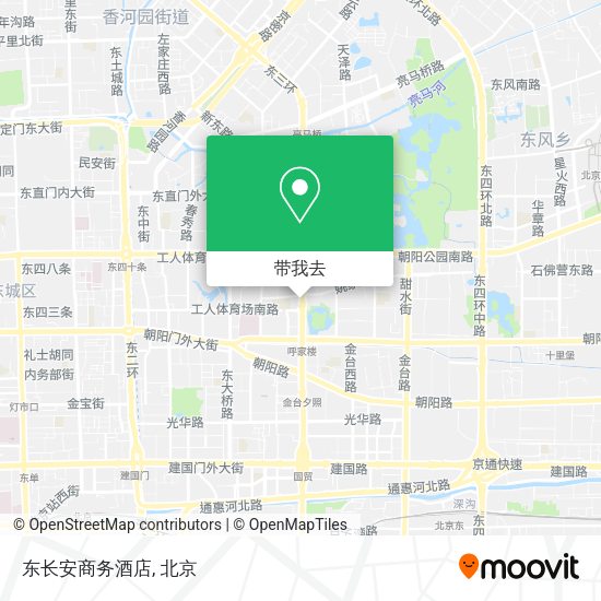东长安商务酒店地图