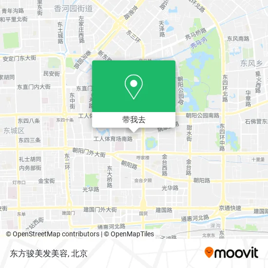 东方骏美发美容地图