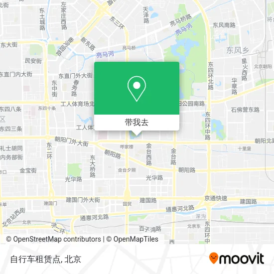 自行车租赁点地图
