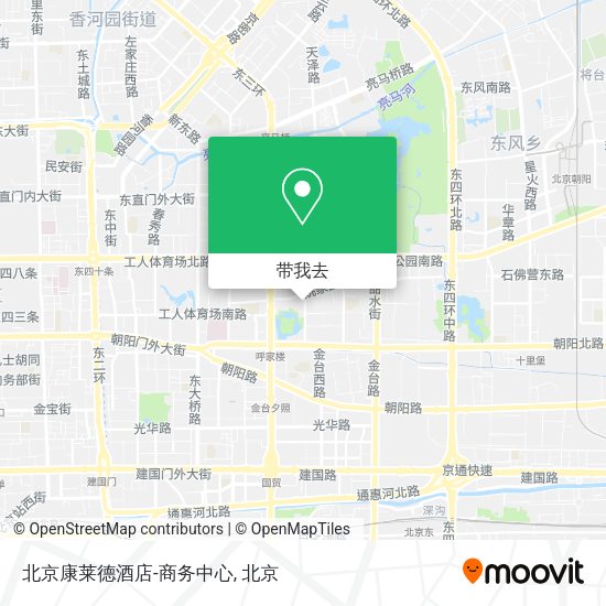 北京康莱德酒店-商务中心地图