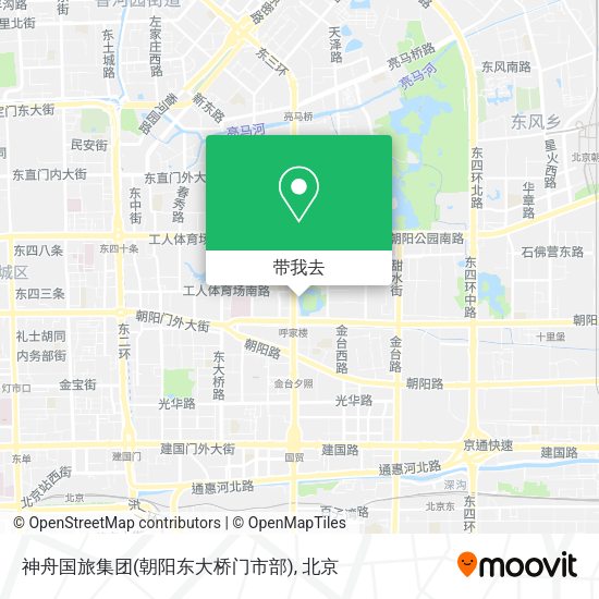 神舟国旅集团(朝阳东大桥门市部)地图