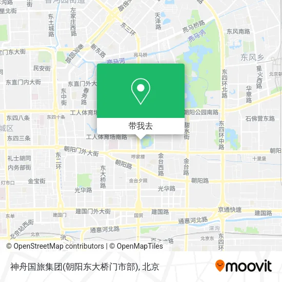 神舟国旅集团(朝阳东大桥门市部)地图