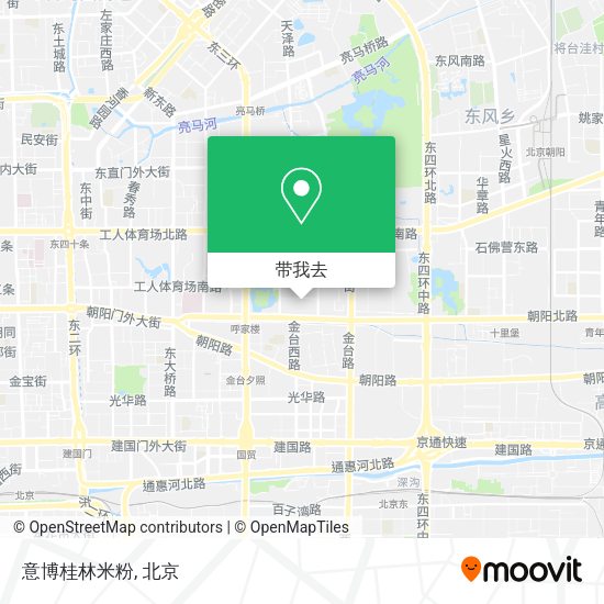 意博桂林米粉地图