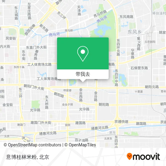 意博桂林米粉地图