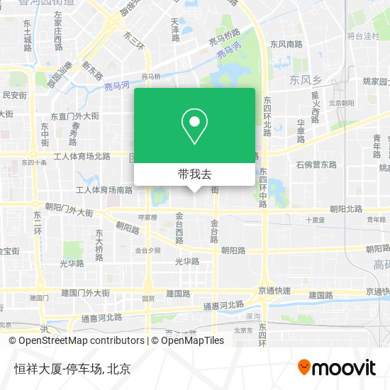 恒祥大厦-停车场地图