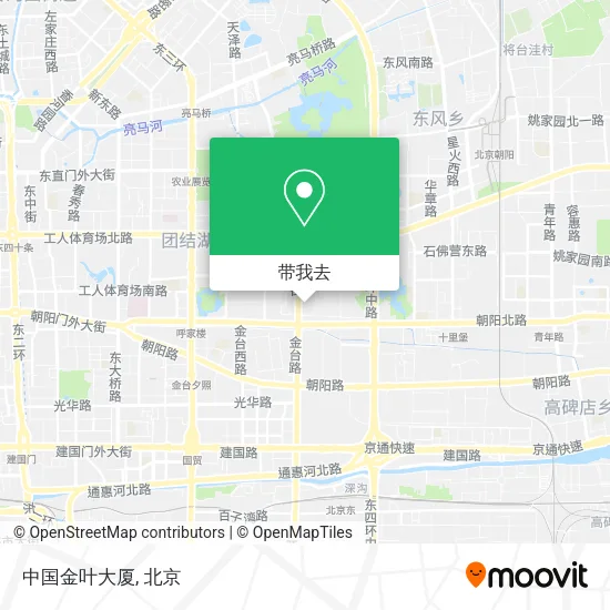 中国金叶大厦地图