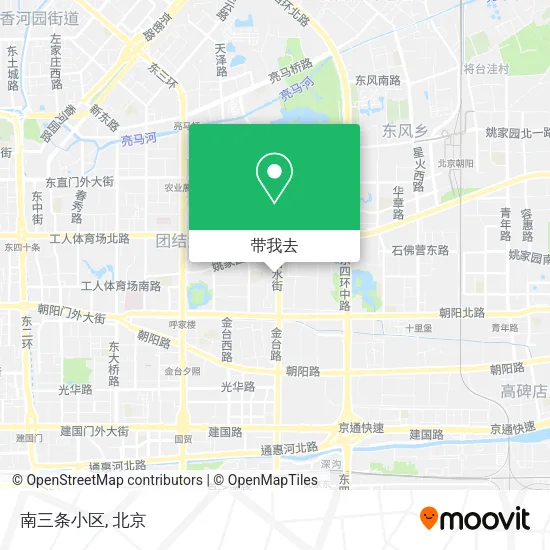 南三条小区地图