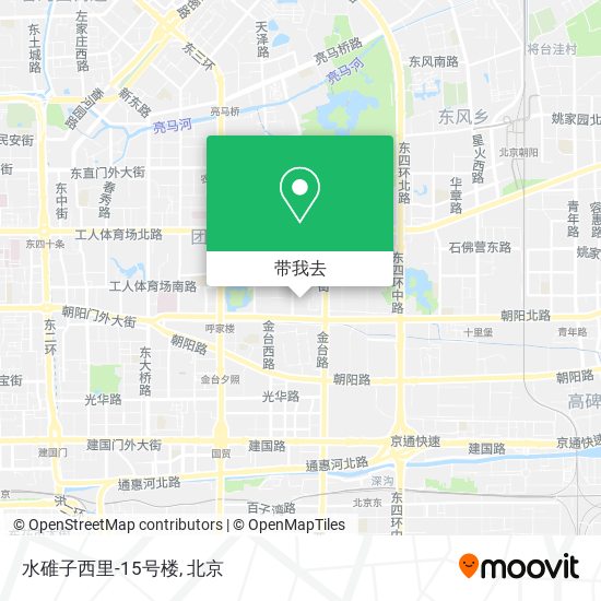 水碓子西里-15号楼地图