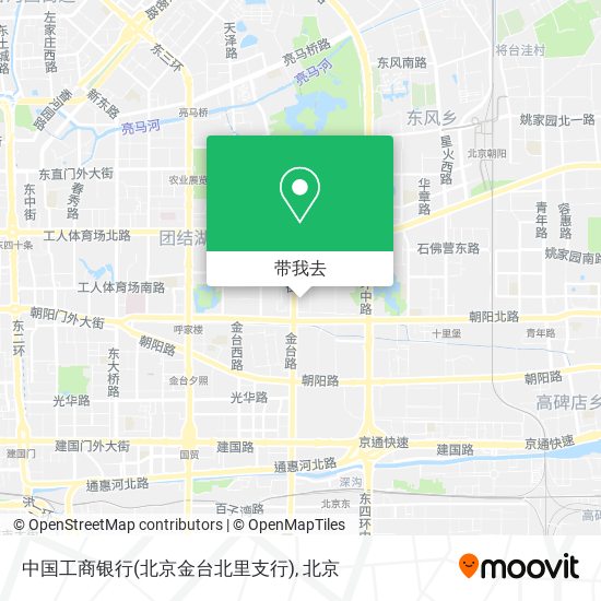 中国工商银行(北京金台北里支行)地图