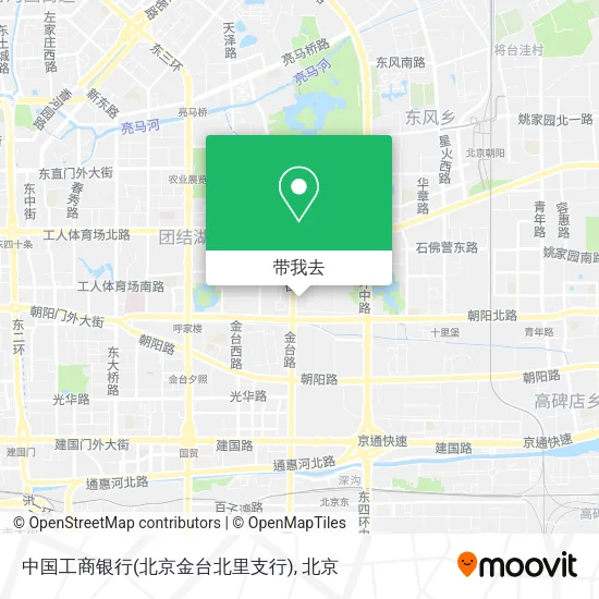 中国工商银行(北京金台北里支行)地图