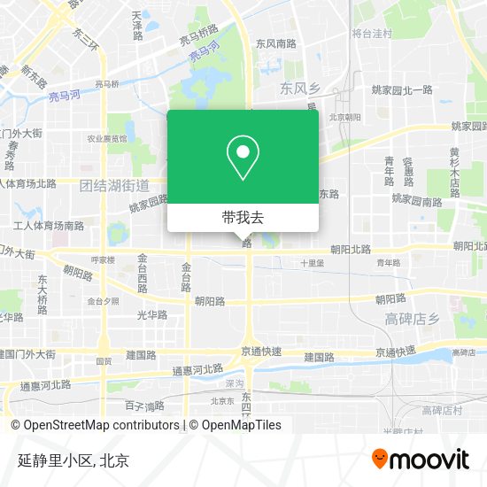 延静里小区地图