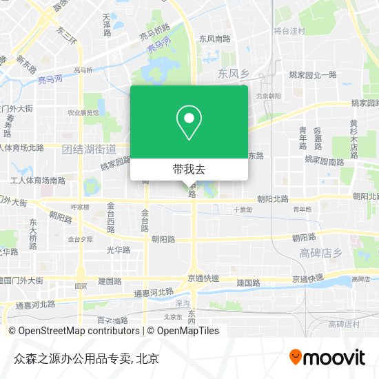 众森之源办公用品专卖地图
