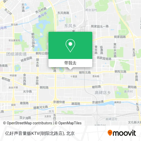 亿好声音量贩KTV(朝阳北路店)地图