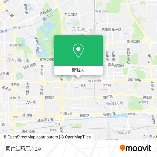 同仁堂药店地图