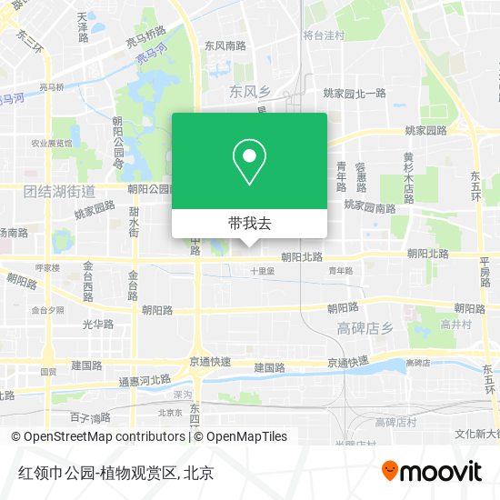红领巾公园-植物观赏区地图