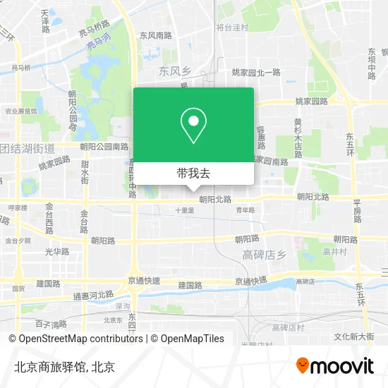 北京商旅驿馆地图