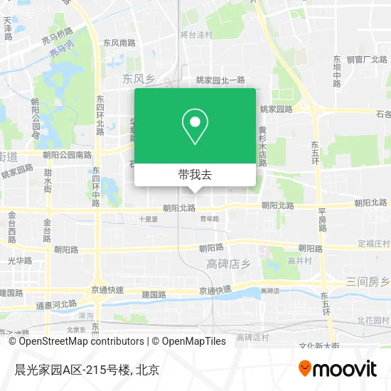 晨光家园A区-215号楼地图