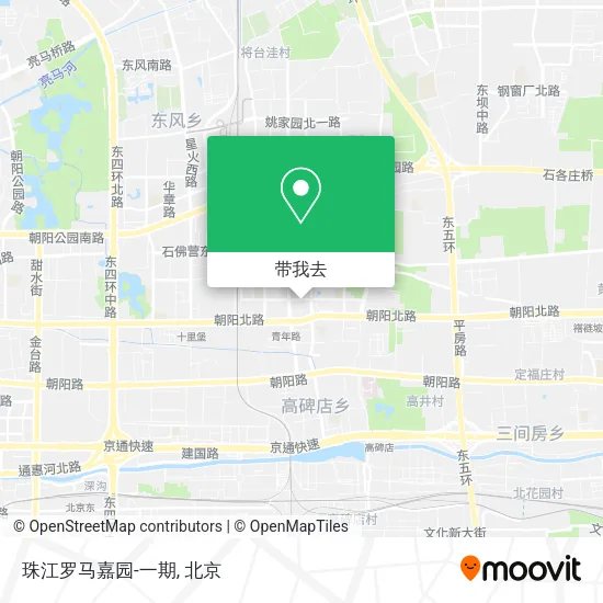 珠江罗马嘉园-一期地图