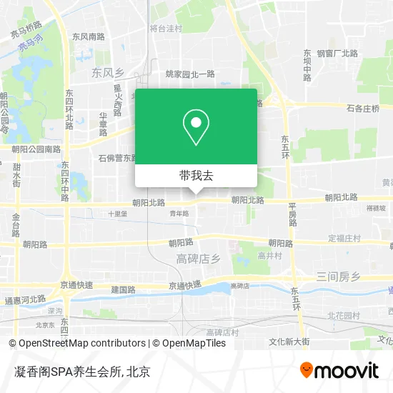 凝香阁SPA养生会所地图
