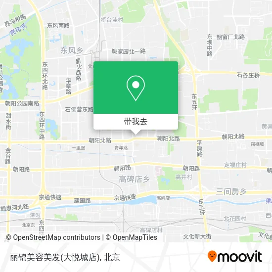 丽锦美容美发(大悦城店)地图