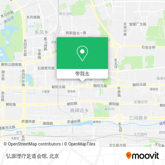 弘源理疗足道会馆地图