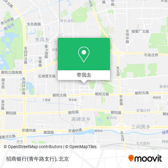 招商银行(青年路支行)地图