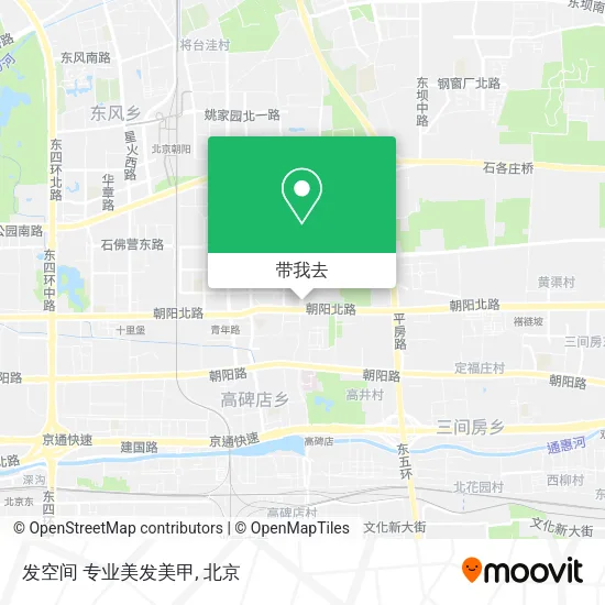 发空间 专业美发美甲地图