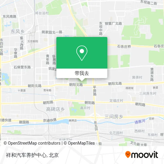 祥和汽车养护中心地图