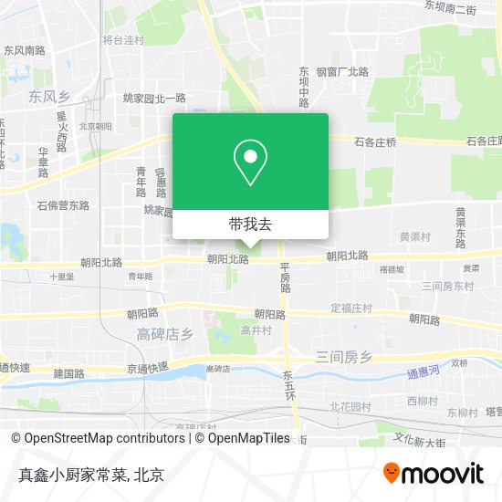 真鑫小厨家常菜地图