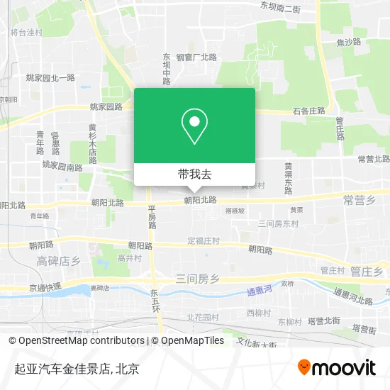 起亚汽车金佳景店地图