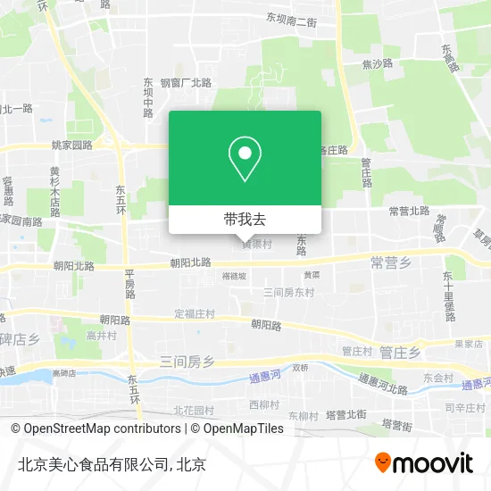 北京美心食品有限公司地图
