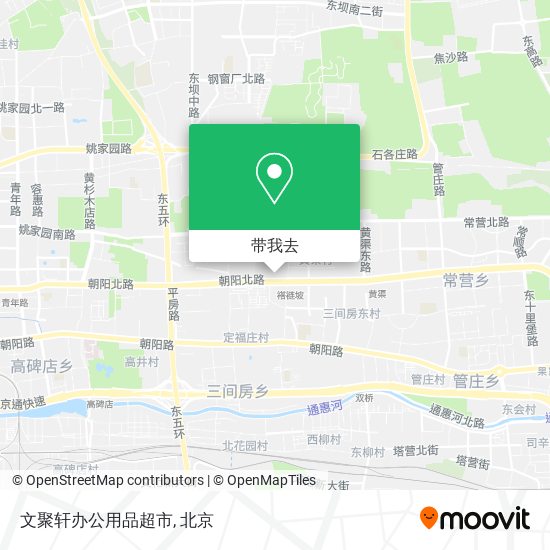 文聚轩办公用品超市地图